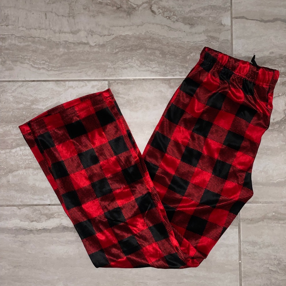 Follow Me Fleece Buffalo Check Pajama Pants size M